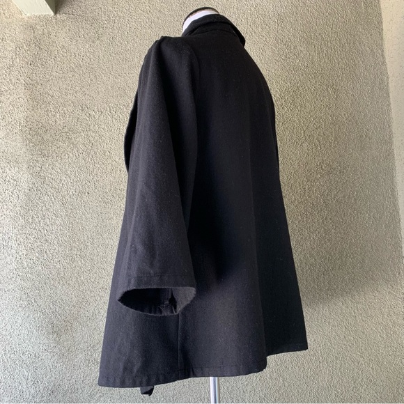 “Isabel Oliver” Black Wool Blend Shawl Jacket size S - Picture 8 of 12